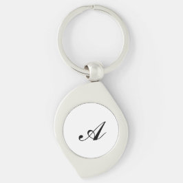 Personalized Name Initial  Sleutelhanger