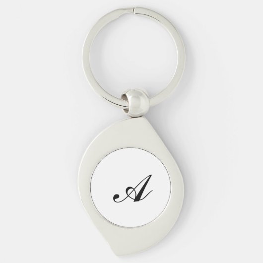 Personalized Name Initial Sleutelhanger (Voorkant)