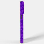 Personalized Name Modern Stylish Glitter purple Case-Mate iPhone Case (Achterkant / Rechts)