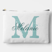 Personalized name monogram large cosmetic bags etui (Voorkant)