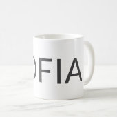 Personalized Name Mug – Custom Minimal Design Gift (Devant droit)