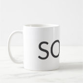 Personalized Name Mug – Custom Minimal Design Gift (Gauche)
