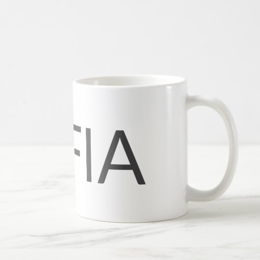 Personalized Name Mug – Custom Minimal Design Gift Koffiemok (Rechts)
