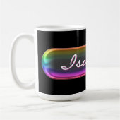 Personalized Name Mug | Iridescent Glass Effect  (Gauche)