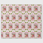 Personalized Name North Pole Delivery Christmas Cadeaupapier (Vlak)