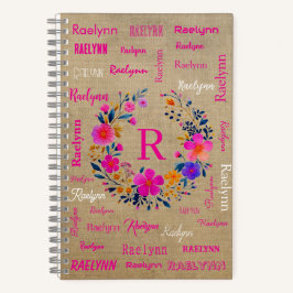 Personalized Name Notebook Add your Name Notitieboek