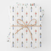 Personalized Name Nutcracker Christmas Inpakpapier Vel (In situ)