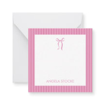 Personalized Name Pink Bow