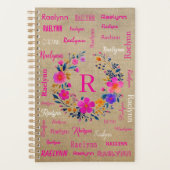 Personalized Name Planner Add your Name (Voorkant)