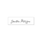 Personalized name signature script zelfinktende stempel (Design)