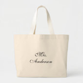 Personalized Name Spacious Tote Bag Design (Devant)