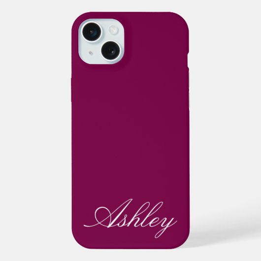 Personalized Name Stylish Modern Elegant Minimal  (Verso)