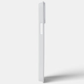 Personalized Name Stylish Modern Minimal LightGrey Case-Mate iPhone Case (Achterkant / Rechts)