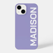 PERSONALIZED NAME STYLISH MODERN MINIMAL MONOGRAM  iPhone HOESJE (Achterkant)