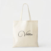 Personalized Name Tote Bag (Devant)
