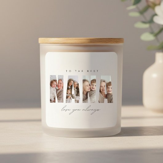 Personalized NANA Photo Custom Vierkante Sticker