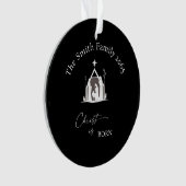 Personalized Nativity Name Acrylic Christmas (devant)