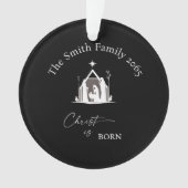 Personalized Nativity Name Acrylic Christmas (devant)