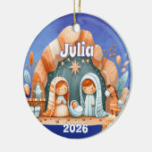 Personalized Nativity Ornament (Links)