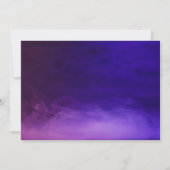 Personalized Neon Glow Birthday Invitation Photo (Dos)