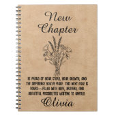 Personalized New Chapter Spiral Journal Gift (Devant)