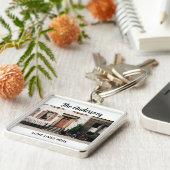 Personalized New Home Photo Sleutelhanger (Zijkant)