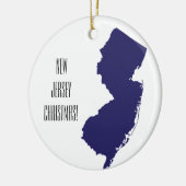 Personalized New Jersey Christmas Ornament (Links)