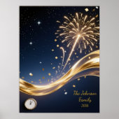 Personalized New Year 2026 Wall Art Poster (Devant)
