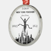 Personalized New York Marathon Finisher Ornament (Links)