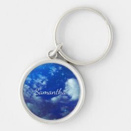 Personalized Night Sky Keychain | Starry Name