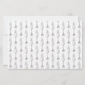 Personalized Note Cards Quill & Ink Stationery Briefpapier (Achterkant)