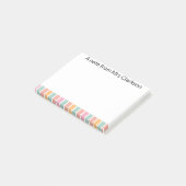 Personalized Note From Your Teacher, thankyou gift (Schuin)