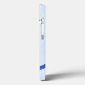 Personalized Number, Center Ice Hockey Player Case-Mate iPhone Case (Achterkant / Links)