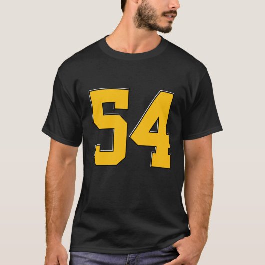 Personalized Number Jersey T-Shirt - Customizable (Devant)