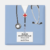 Personalized Nurse Appreciation Magnet Magneet (Voorkant)