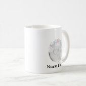 Personalized Nurse Gift Emblem Mug Koffiemok (Voorkant rechts)