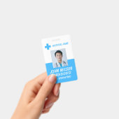 Personalized Nurse ID Badge for Hospital Employees (Handheld)