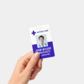 Personalized Nurse ID Badge for Hospital Employees (Handheld)