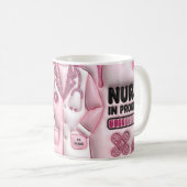 Personalized Nurse in Progress Classic 11oz Mug (Devant droit)