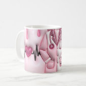 Personalized Nurse in Progress Classic 11oz Mug (Devant gauche)