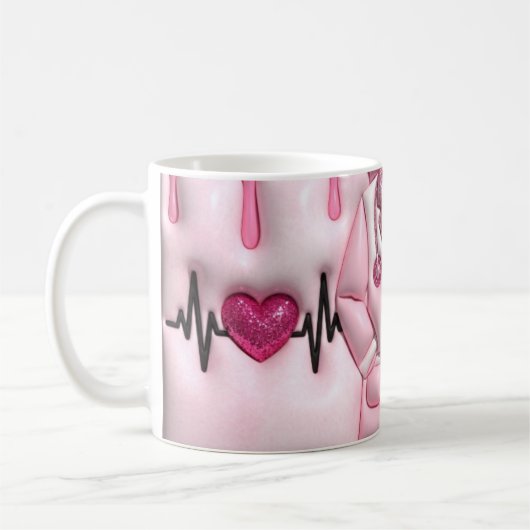 Personalized Nurse in Progress Classic 11oz Mug (Gauche)