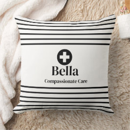 Personalized Nurse Name Sierkussen