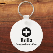 Personalized Nurse Name Sleutelhanger (Achterkant)