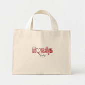 Personalized Nurse Name Tote Bag | Holiday Nurse G (Devant)