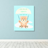 Personalized Nursery wall Art Canvas Afdruk (Insitu (Houten vloer))