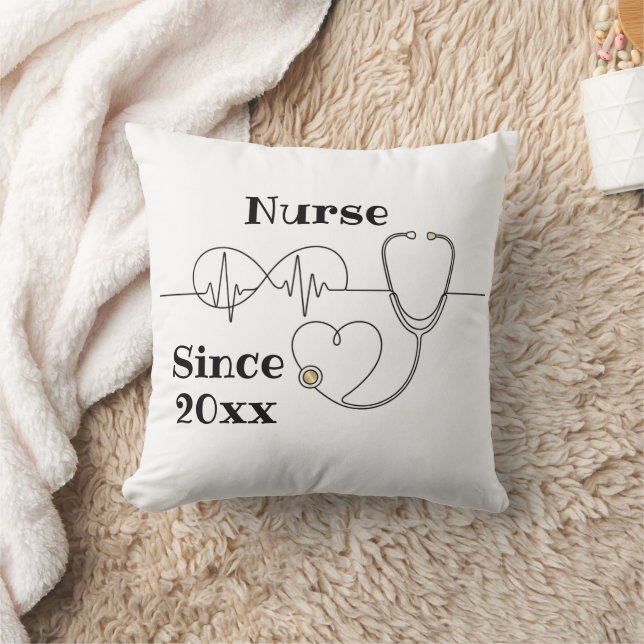 Personalized Nursing Gift with Name pillow Kussen (Deken)