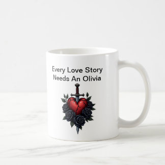 Personalized Olivia Mug – Cute Gift for Her Koffiemok
