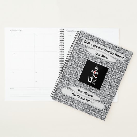 Personalized Om Namah Shivay Planner (Display)