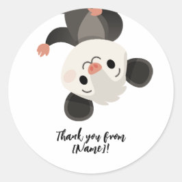 Personalized Opossum Ronde Sticker