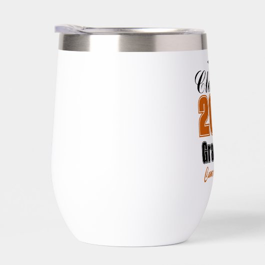 Personalized Orange Class of 2026 Graduation (Droite)